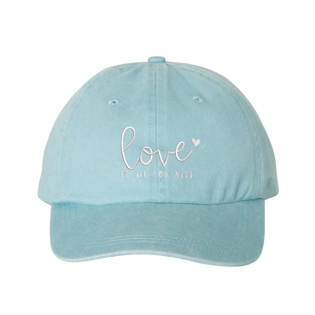 Love Is All We Need Washed Baseball Hat
