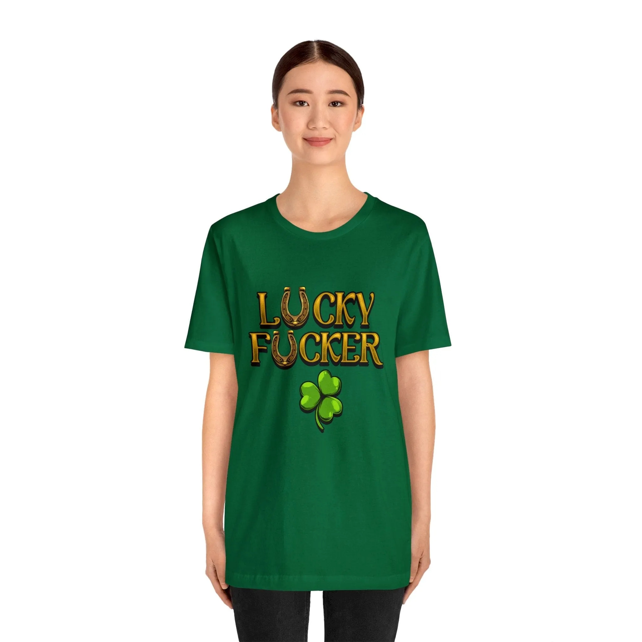 LUCKY F GOLD DELUXE TEE