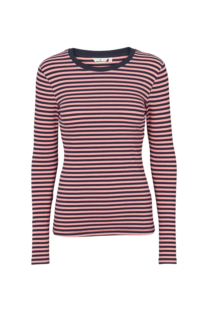 Ludmilla LS Tee - Sky captain / Conch shell