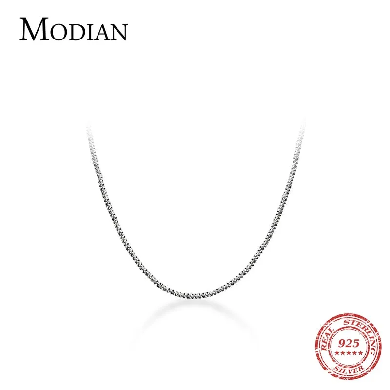 Luxury 925 Silver Adjustable Necklace