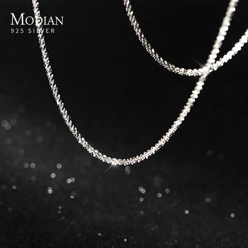 Luxury 925 Silver Adjustable Necklace