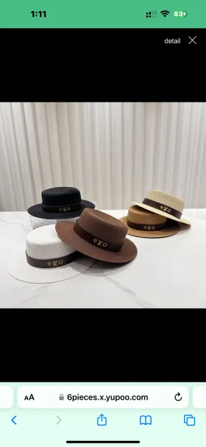 luxury hat