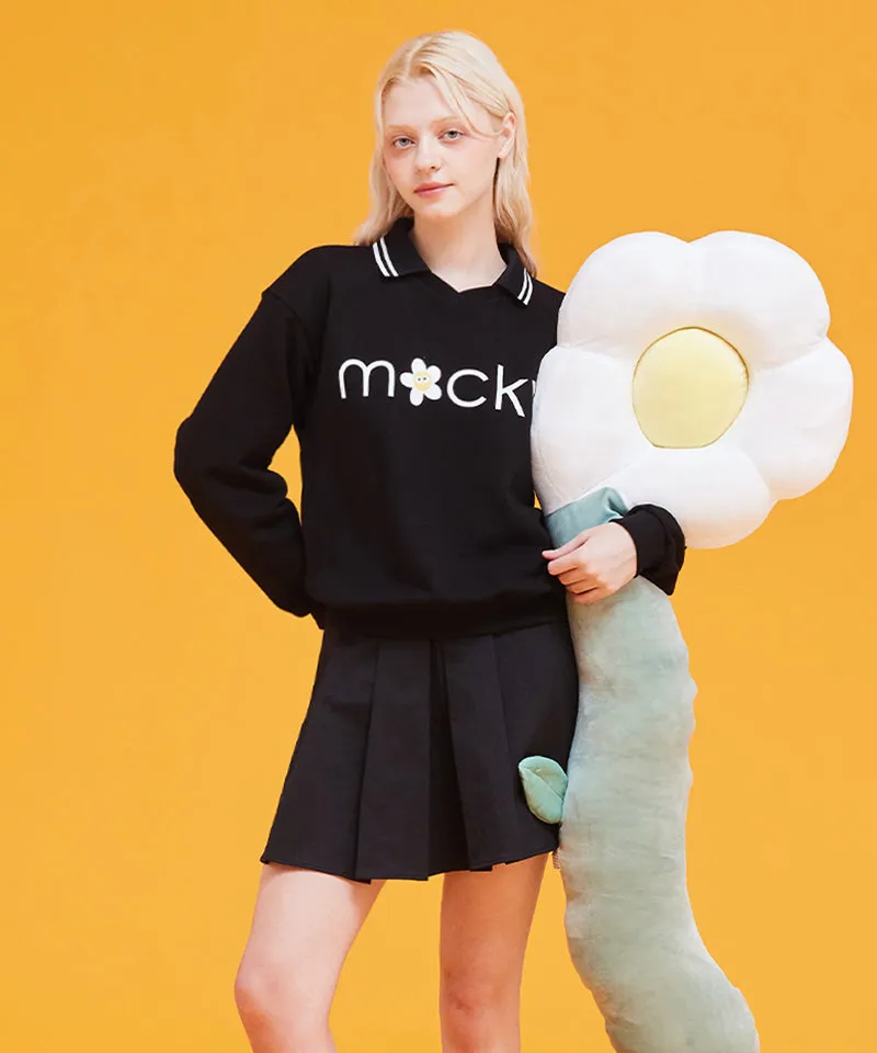 MACKY Golf: Basic Logo PK T-Shirt - Black