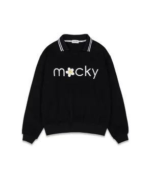 MACKY Golf: Basic Logo PK T-Shirt - Black