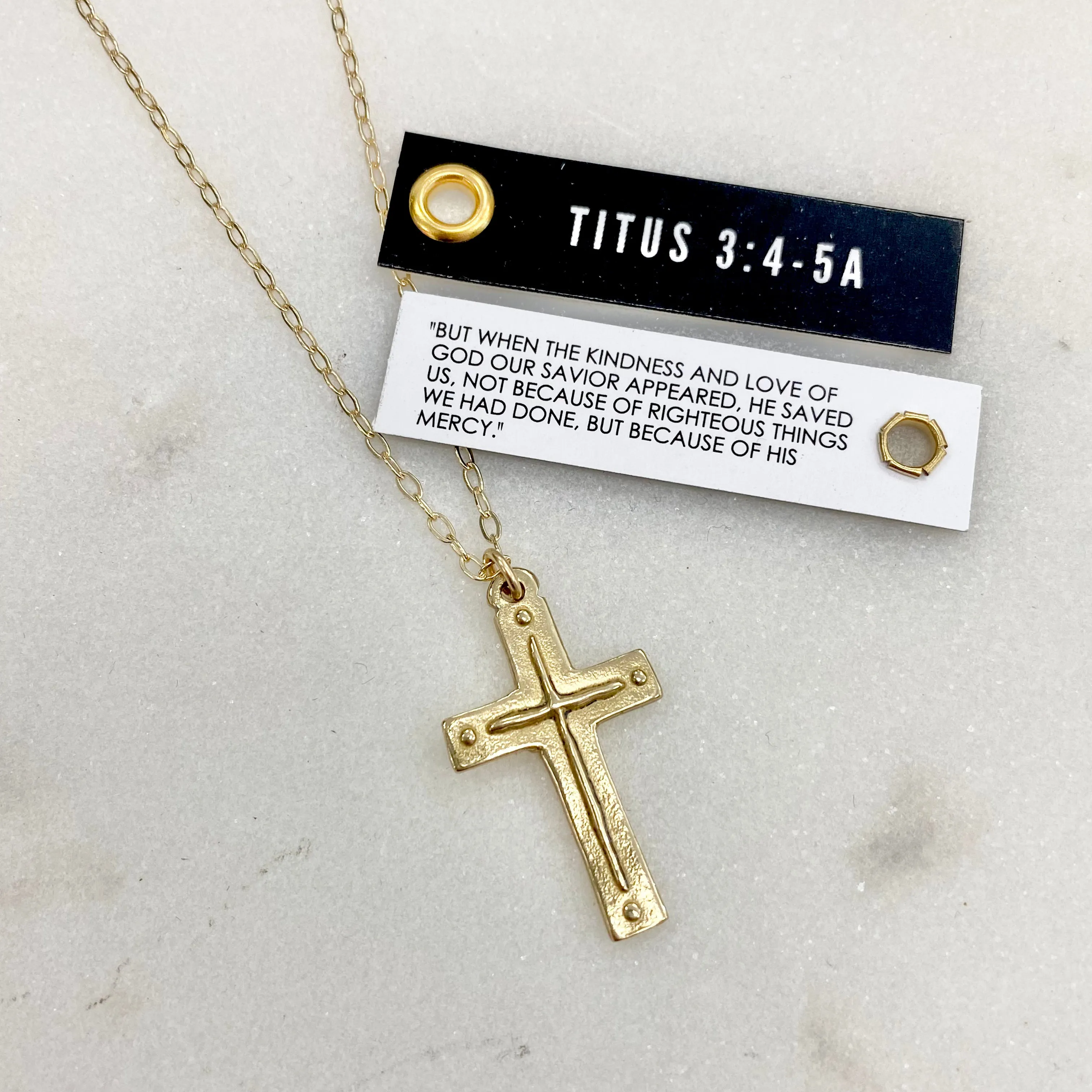 Madison Sterling Scripture Necklaces