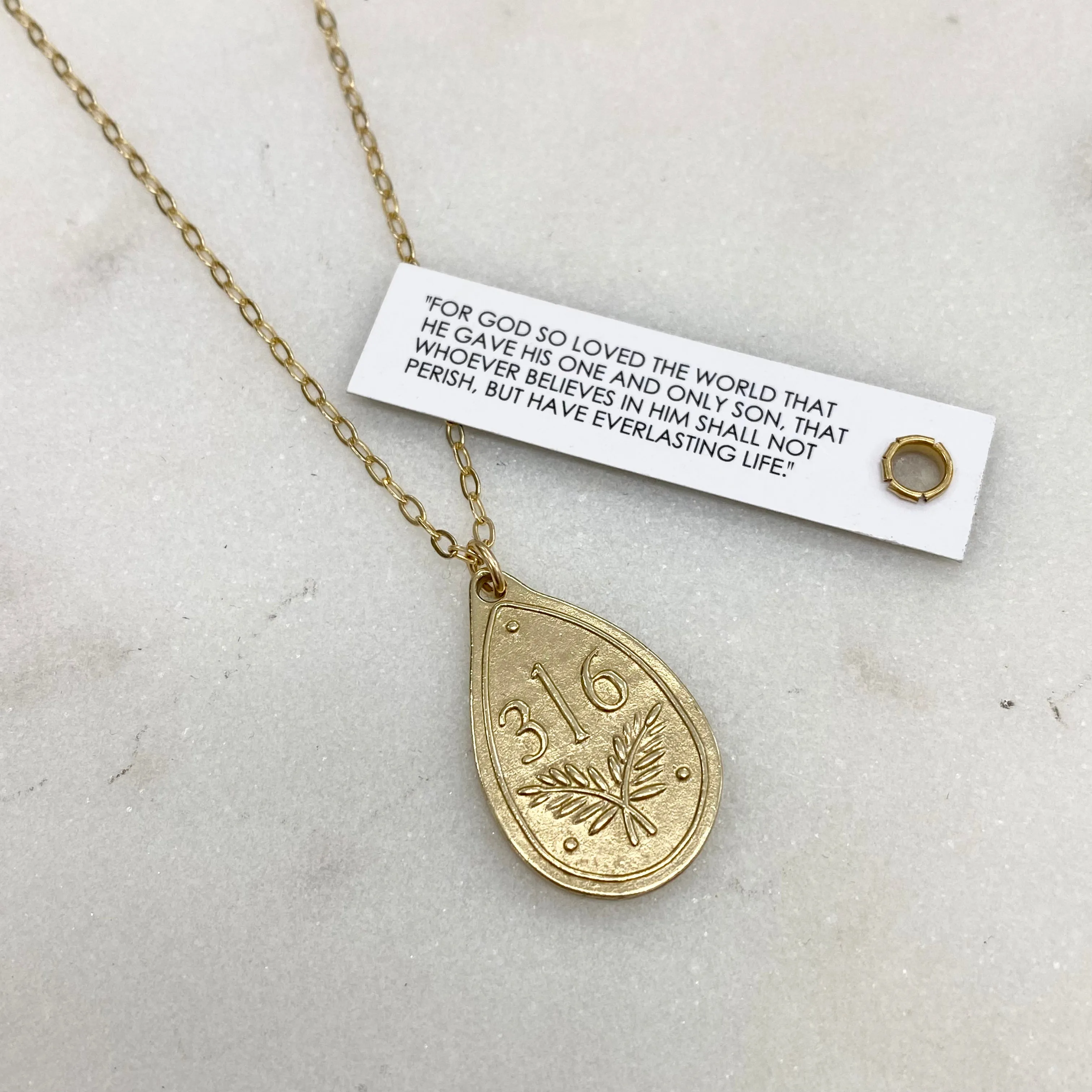 Madison Sterling Scripture Necklaces
