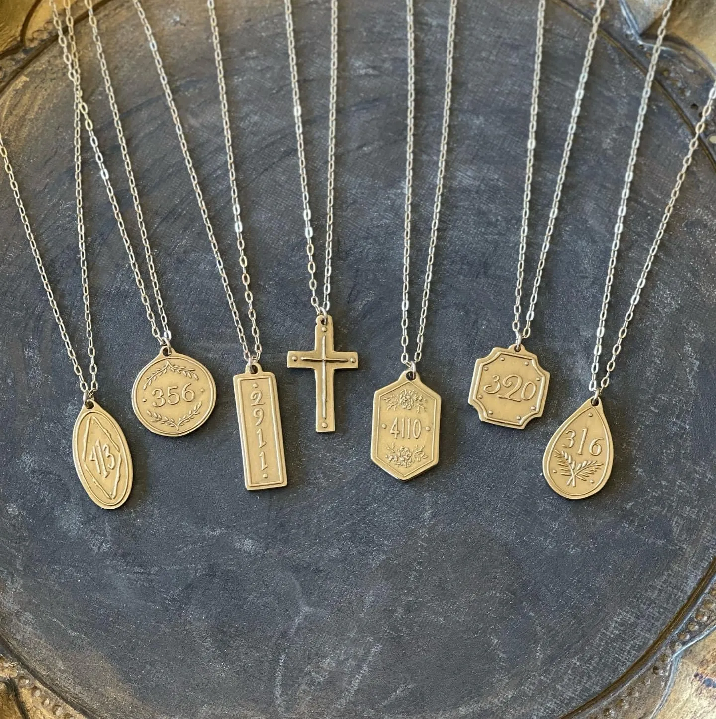 Madison Sterling Scripture Necklaces
