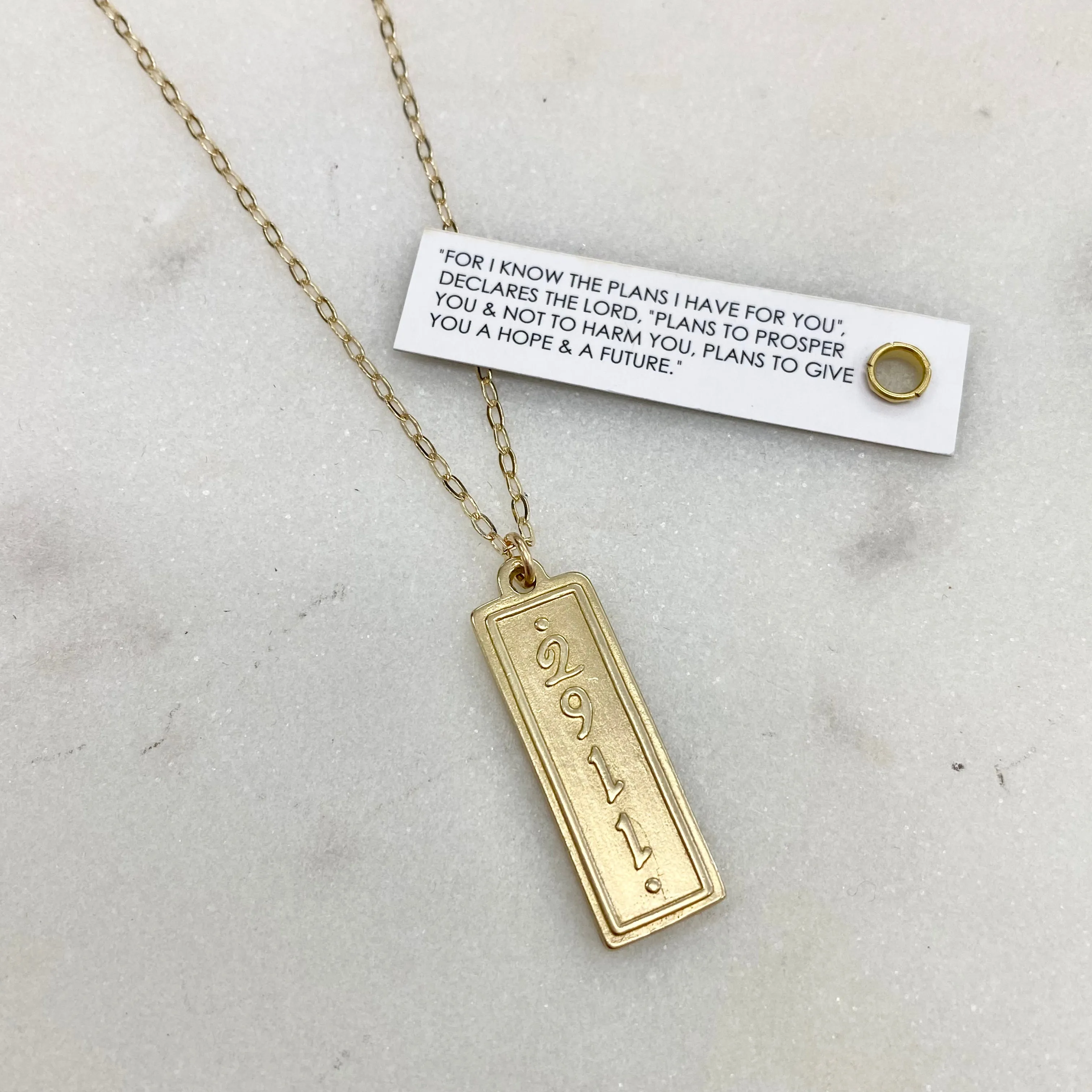 Madison Sterling Scripture Necklaces