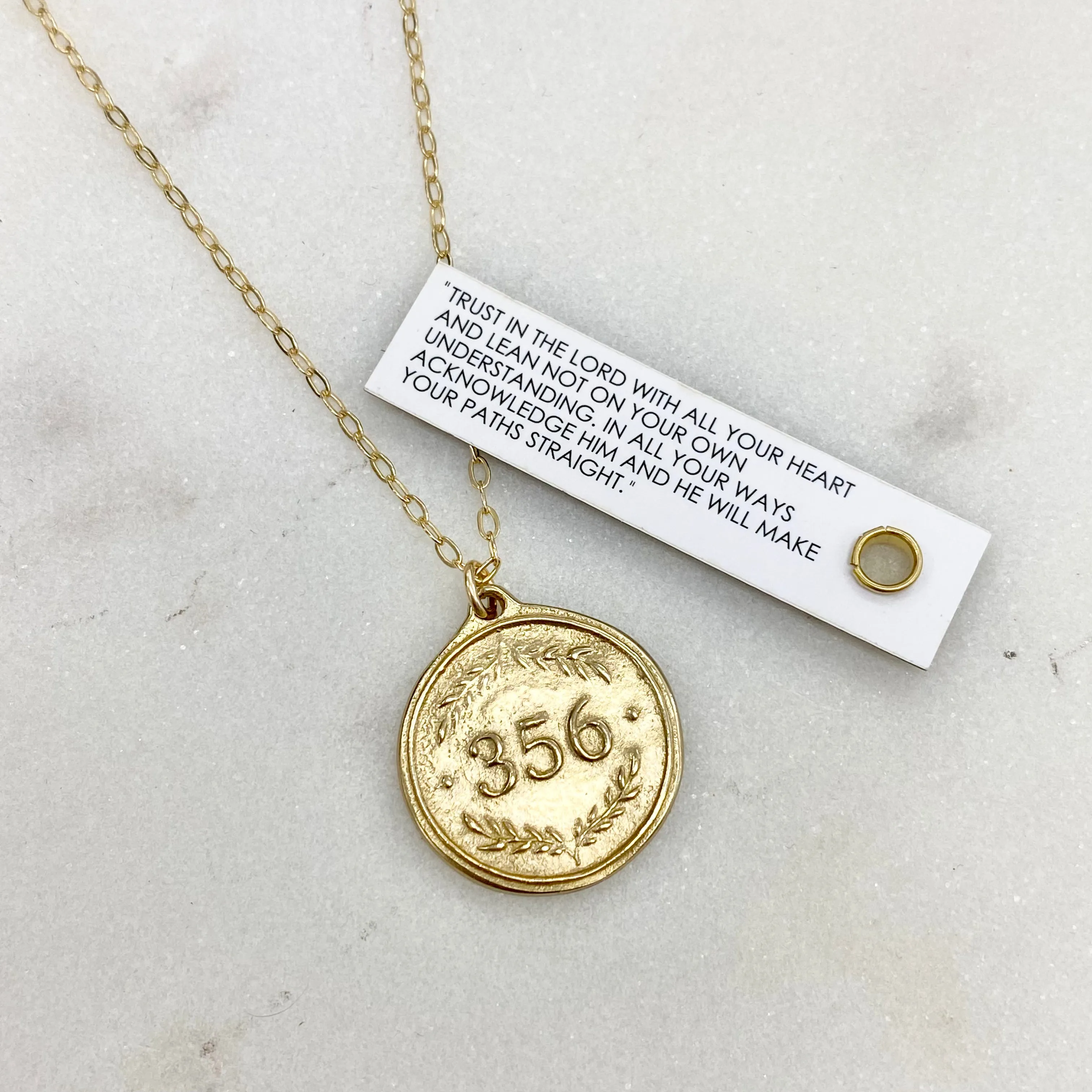Madison Sterling Scripture Necklaces
