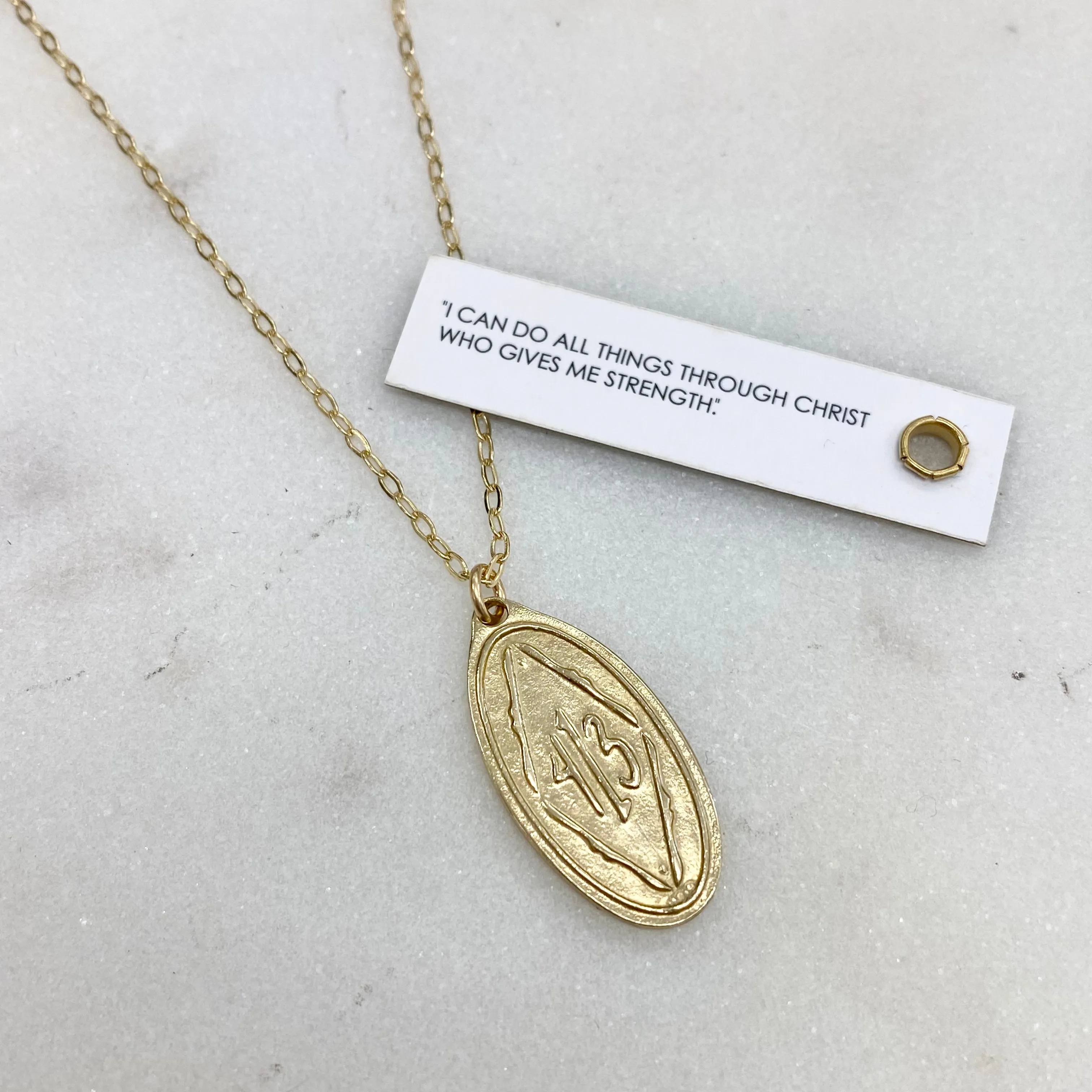 Madison Sterling Scripture Necklaces