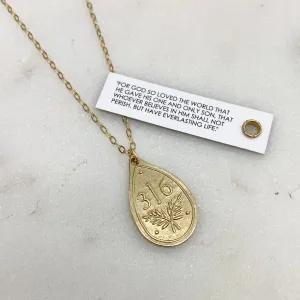 Madison Sterling Scripture Necklaces