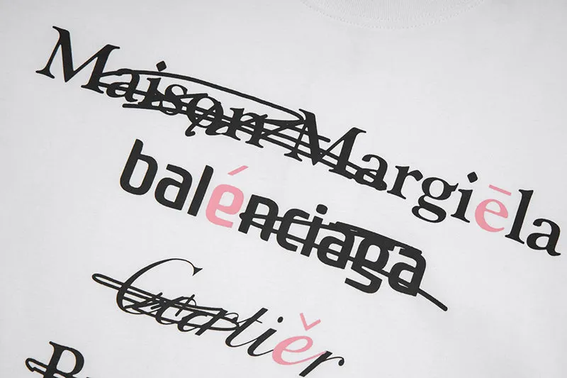 Maison Margiela Letter Printed T-Shirts