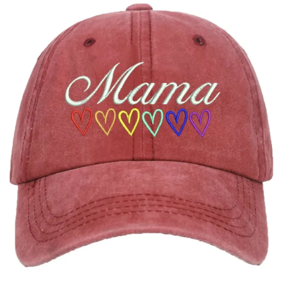 Mama Rainbow Heart Hats ( click for all colors)