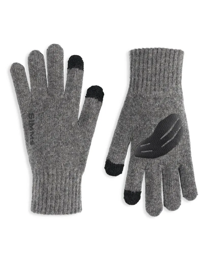 Manusi lana SIMMS Full Finger Glove Steel
