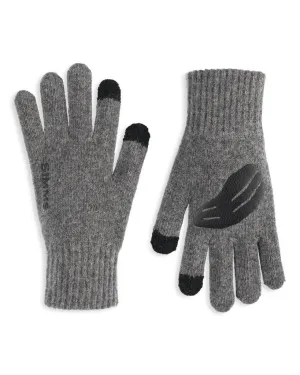 Manusi lana SIMMS Full Finger Glove Steel