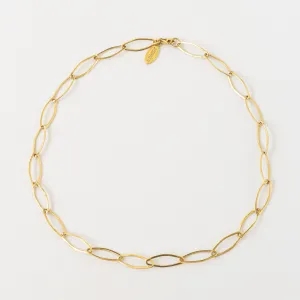 Marquise Gold Necklace