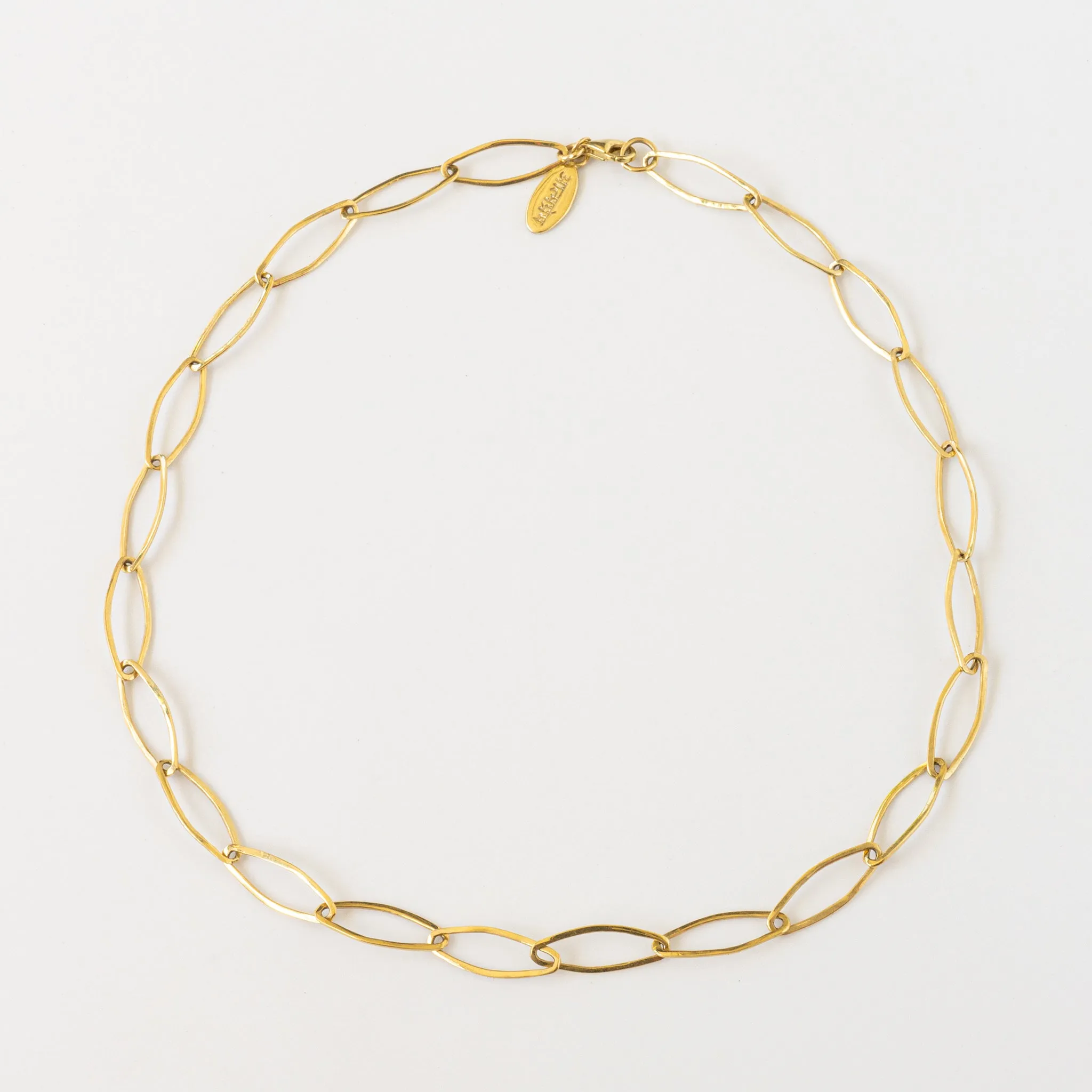 Marquise Gold Necklace