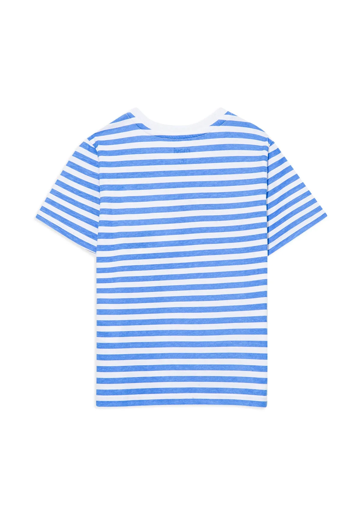 Mavi Logo Printed Striped T-Shirt