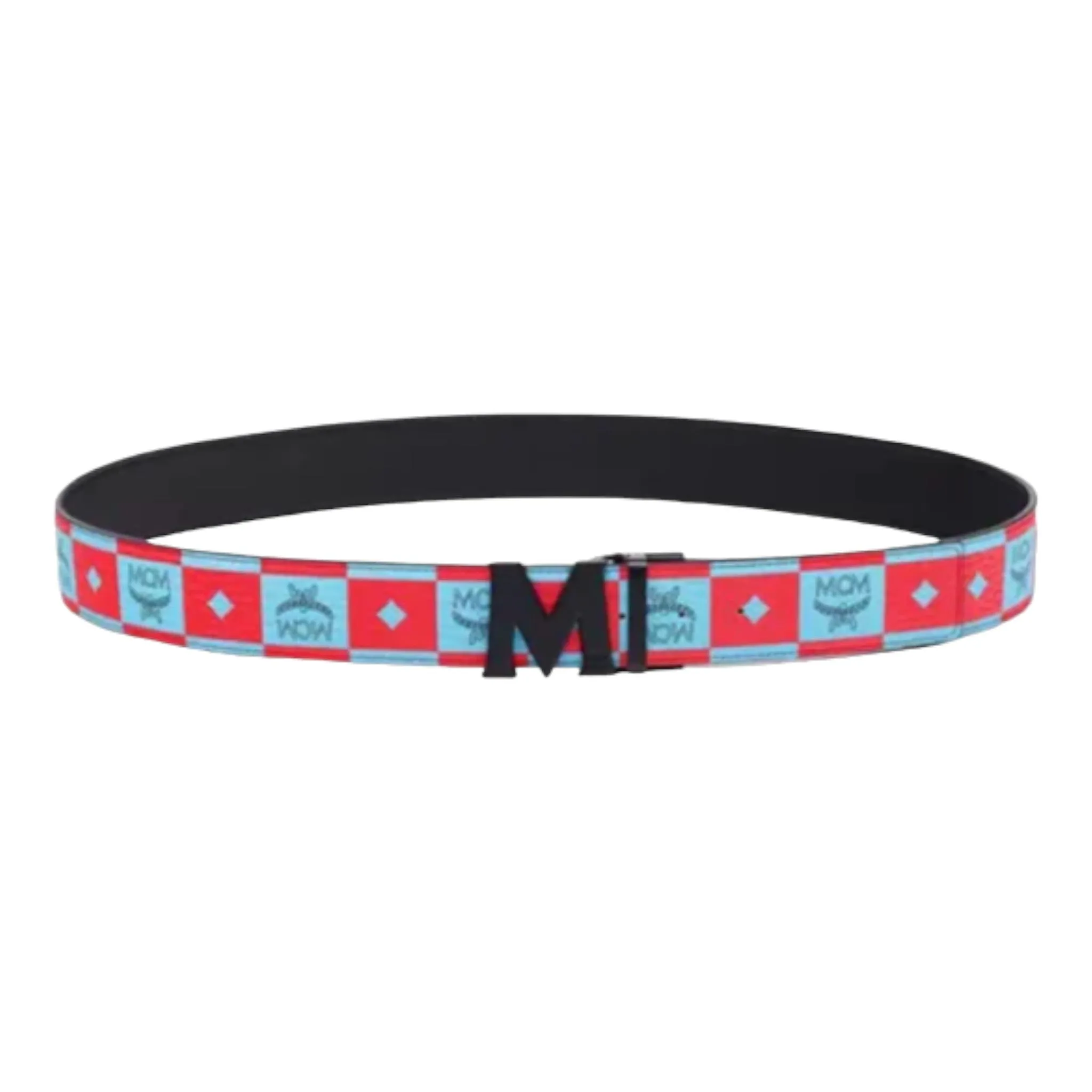 MCM Claus M Checkerboard Reversible Belt