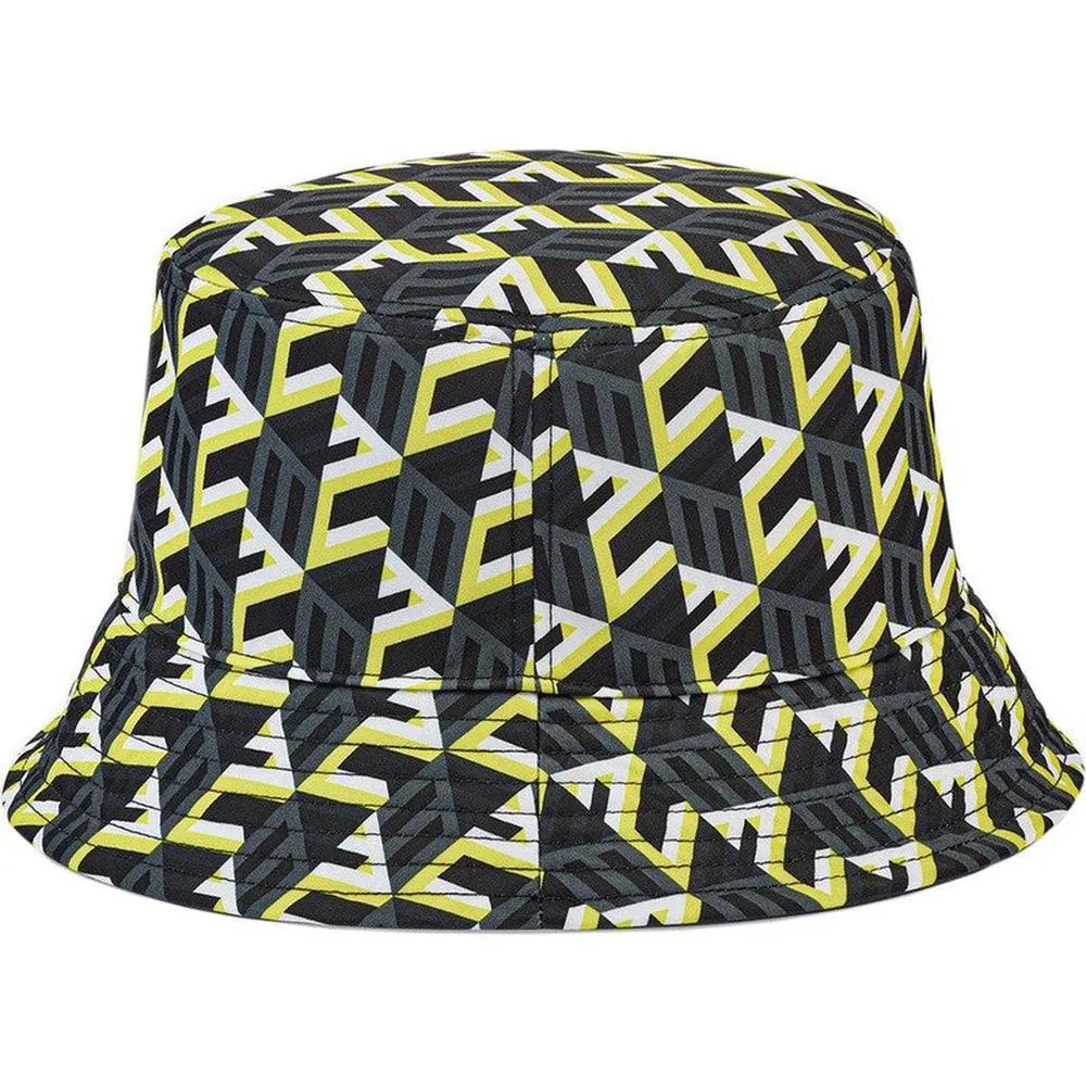 MCM One Size Nylon Reversible Cubic Monogram Bucket Hat