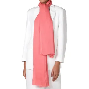Me and K Twill Cashmere Scarf, Candy Pink