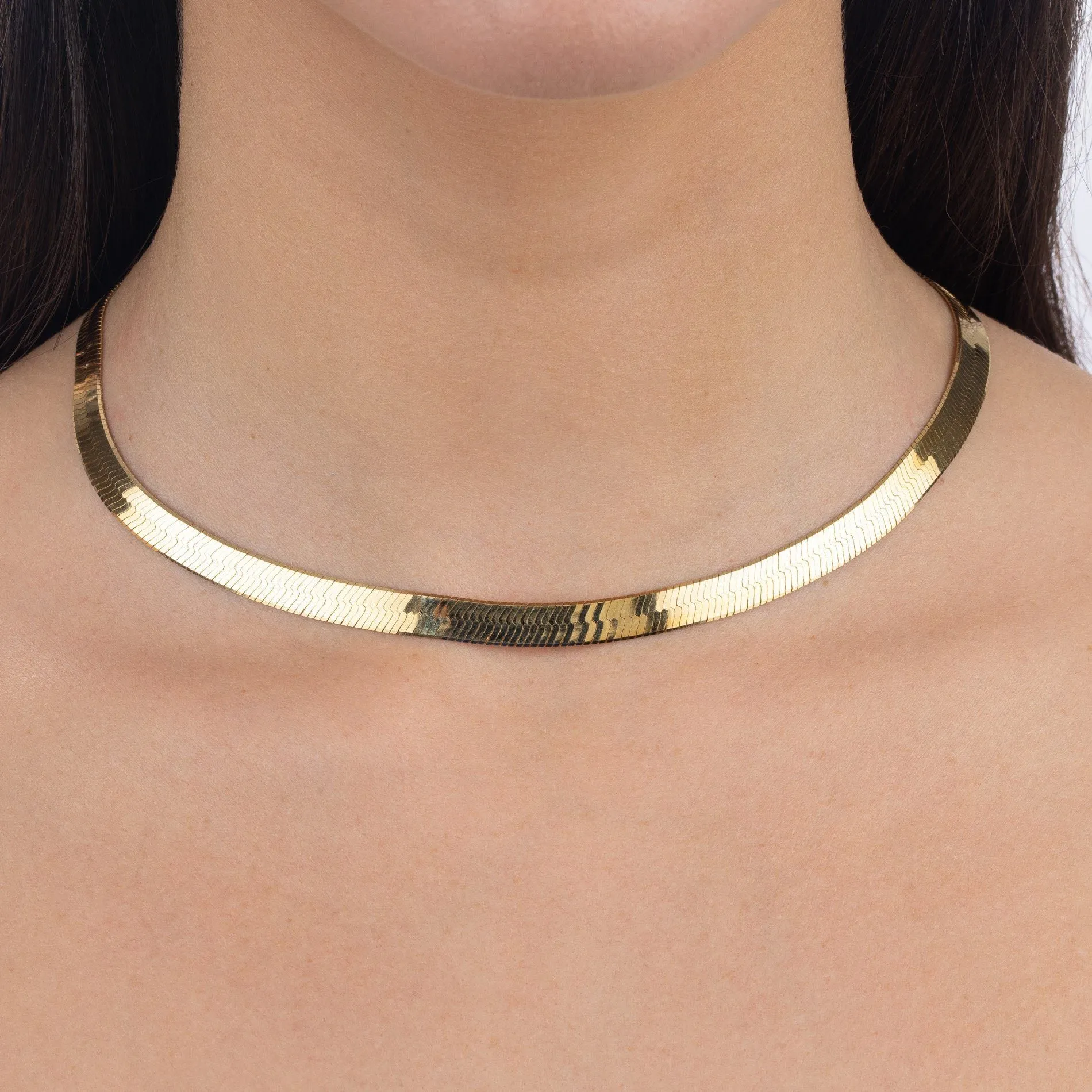 Mega Chain Choker 14K