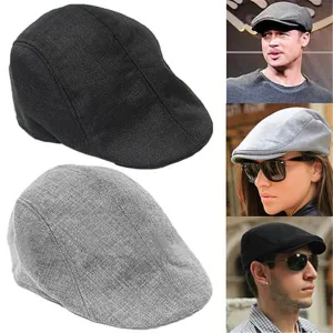 Men Women Gatsby Hats Caps Golf Driving Sun Flag
