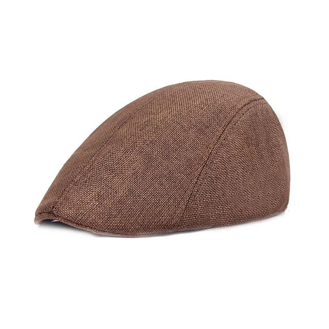 Men Women Gatsby Hats Caps Golf Driving Sun Flag