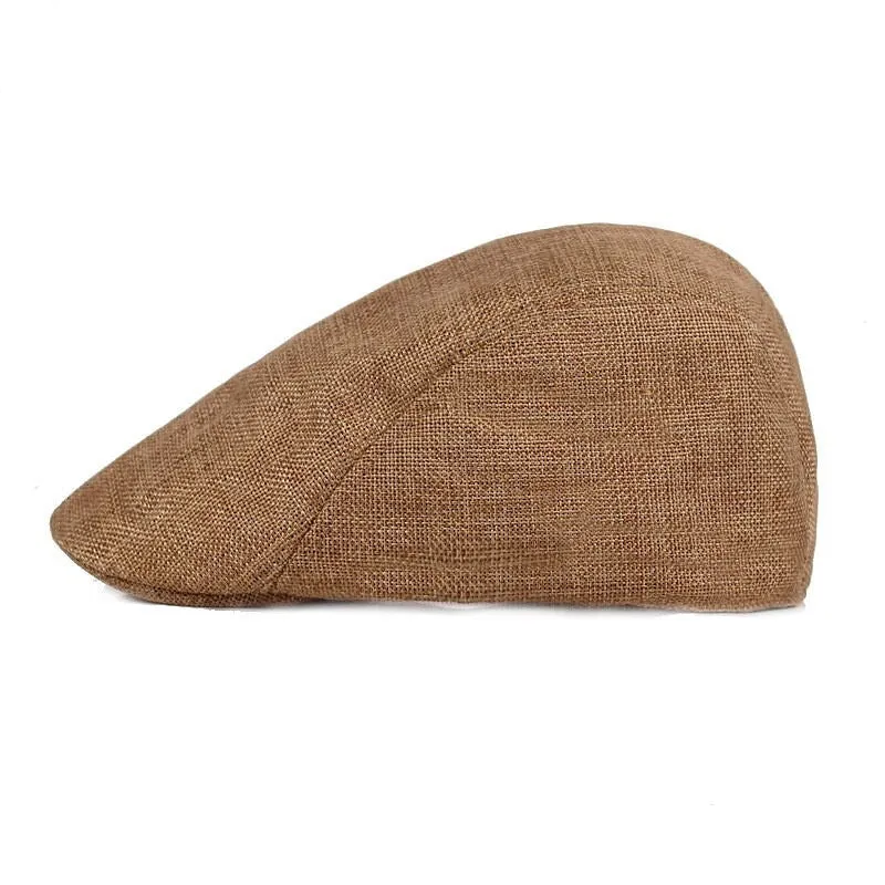 Men Women Gatsby Hats Caps Golf Driving Sun Flag