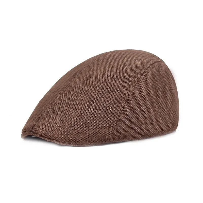 Men Women Gatsby Hats Caps Golf Driving Sun Flag