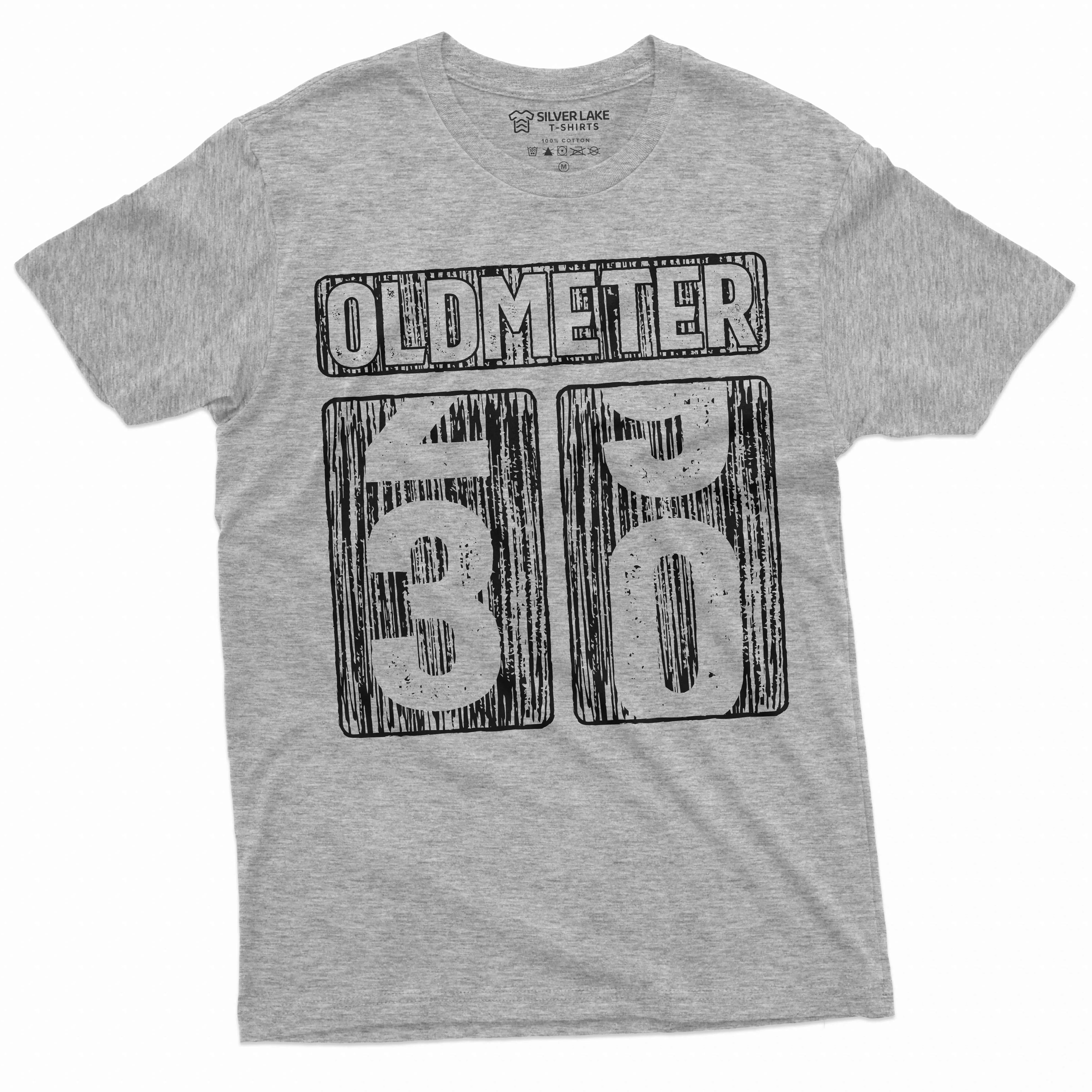Men's 30th Birthday celebration T-shirt Funny Tee Oldmeter Odometer age humorous gift Tee shirt