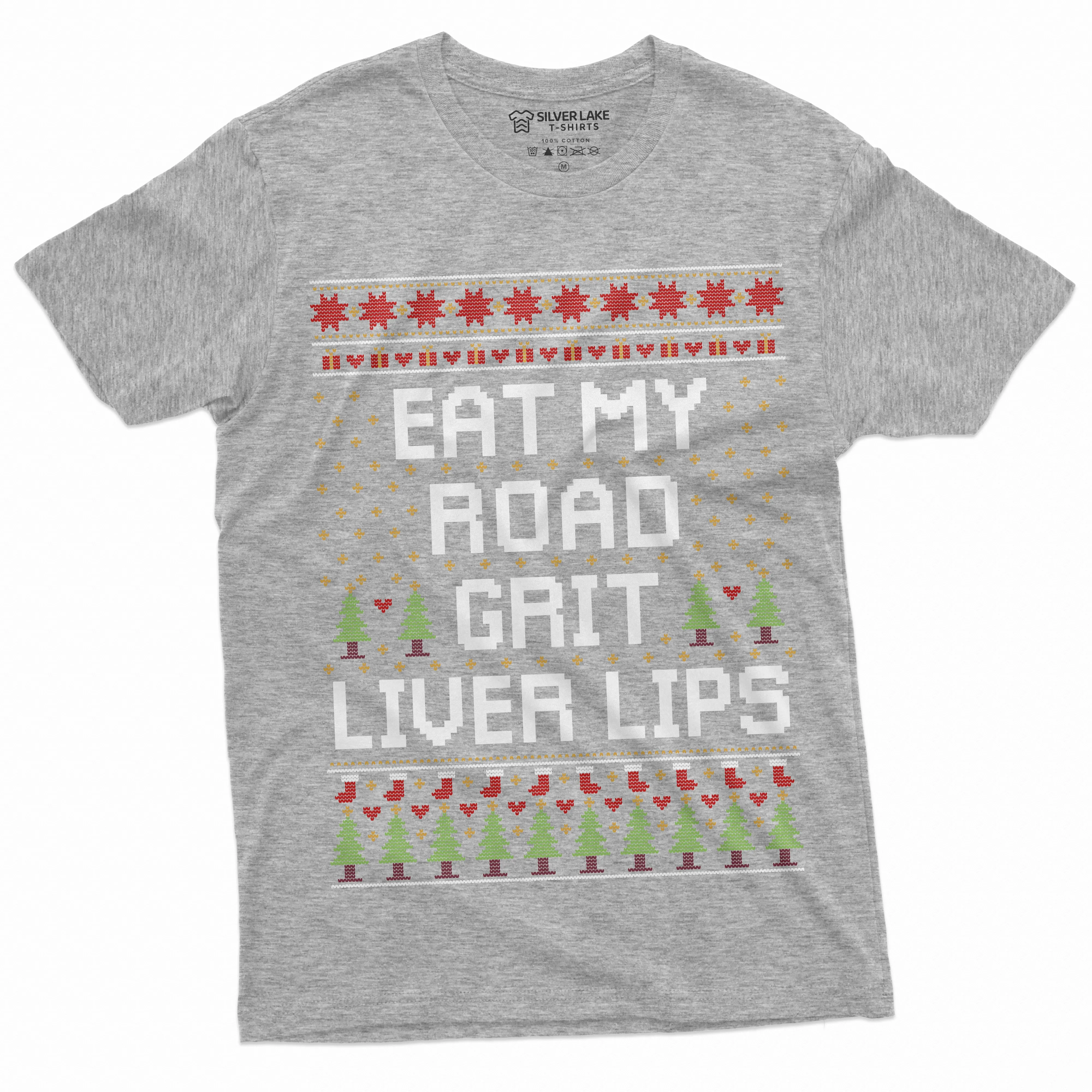 Men's Christmas Funny popular culture movie inspired road grit T-shirt costume party tee
