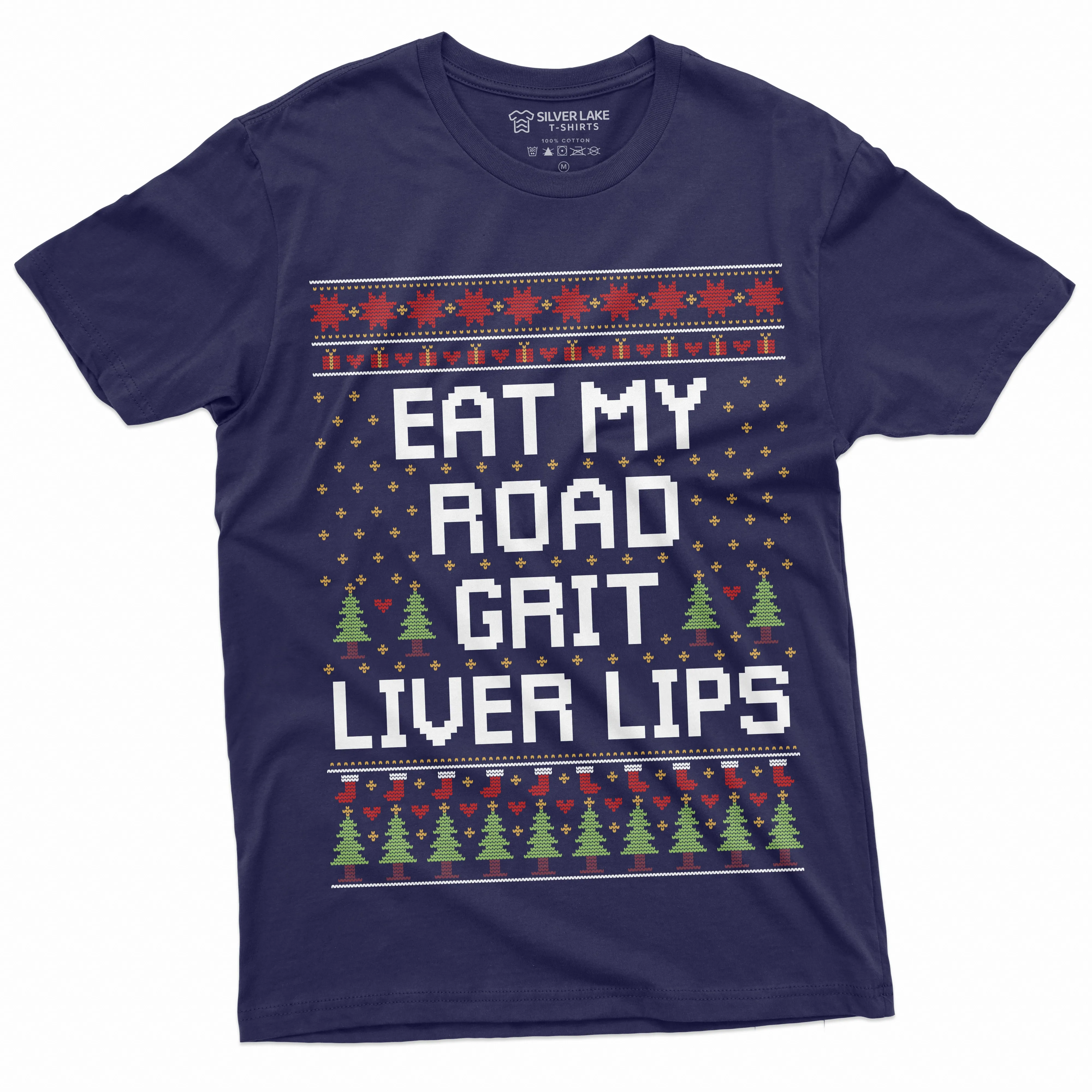 Men's Christmas Funny popular culture movie inspired road grit T-shirt costume party tee