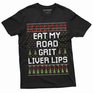 Men's Christmas Funny popular culture movie inspired road grit T-shirt costume party tee