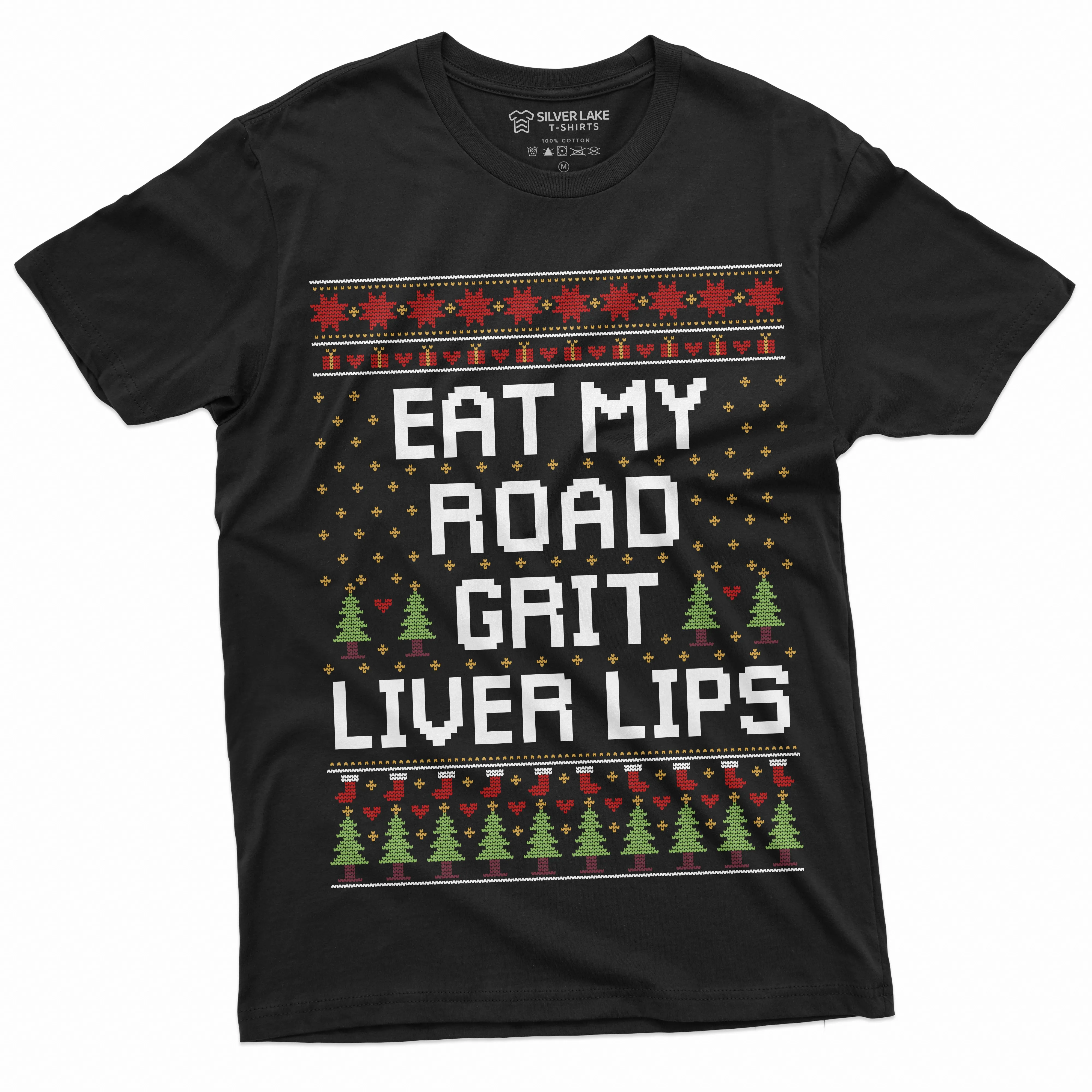 Men's Christmas Funny popular culture movie inspired road grit T-shirt costume party tee