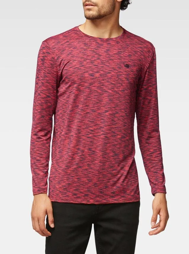 Men's crew neck long sleeve t-shirt