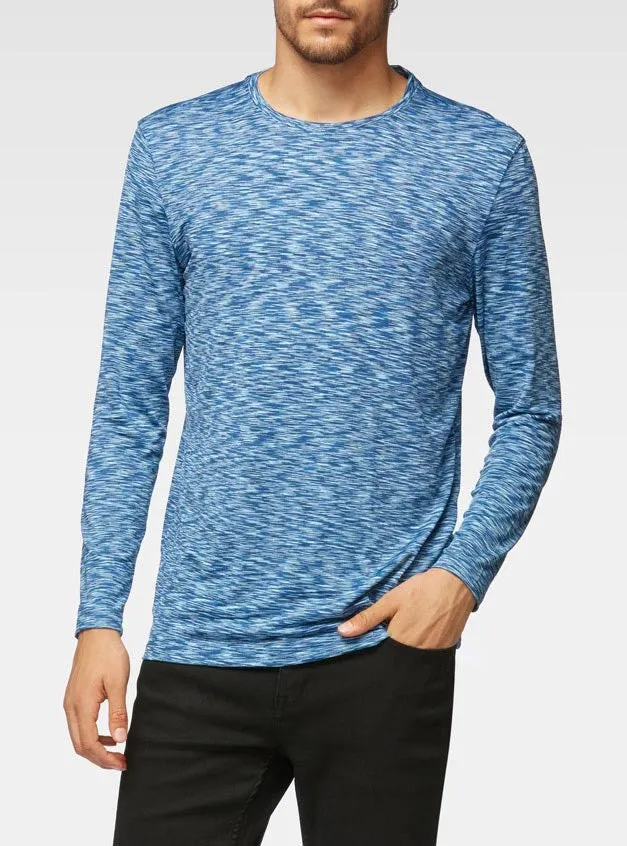 Men's crew neck long sleeve t-shirt