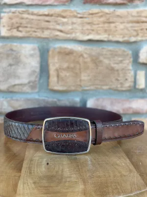 Men’s Cuadra Brown Woven Belt