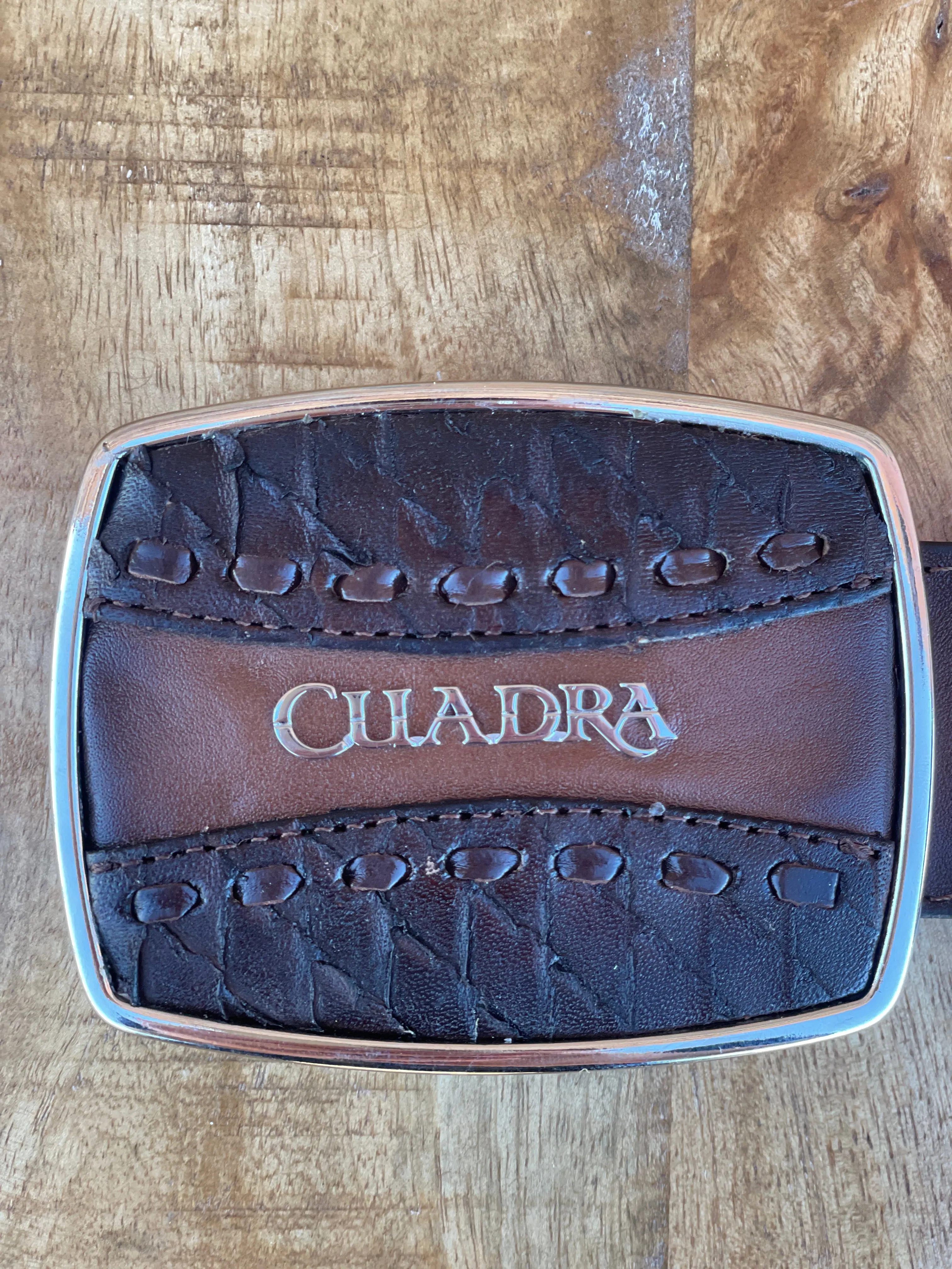 Men’s Cuadra Brown Woven Belt