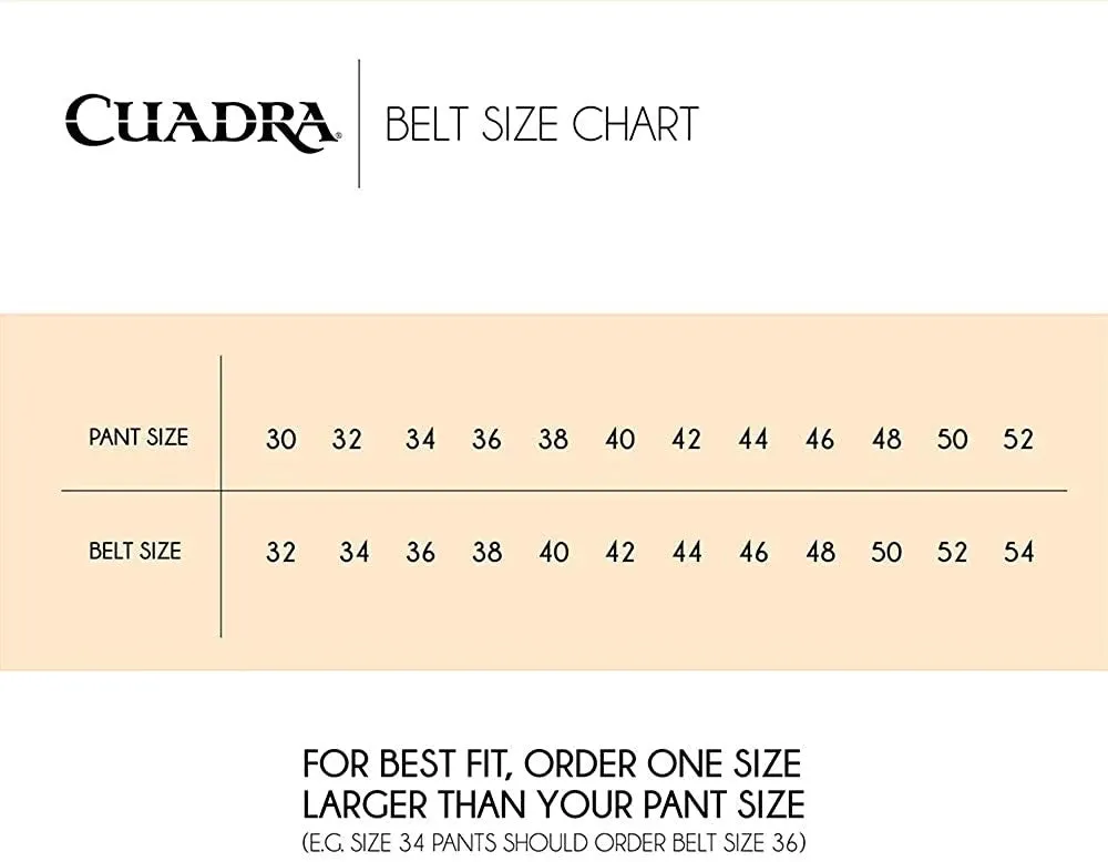 Men’s Cuadra Honey Engraved Python Leather Western Belt