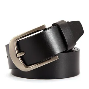 Men's Genuine Cowhide Leather Leather Belt Cummerbunds