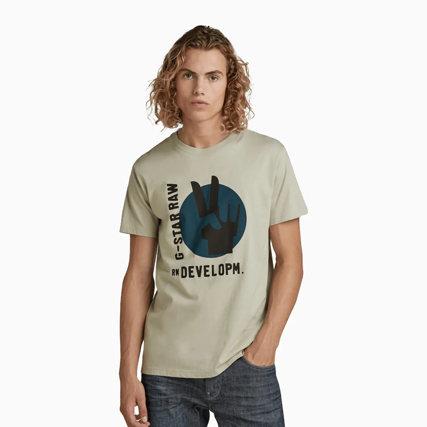Men's Hand Graphic T Shirt