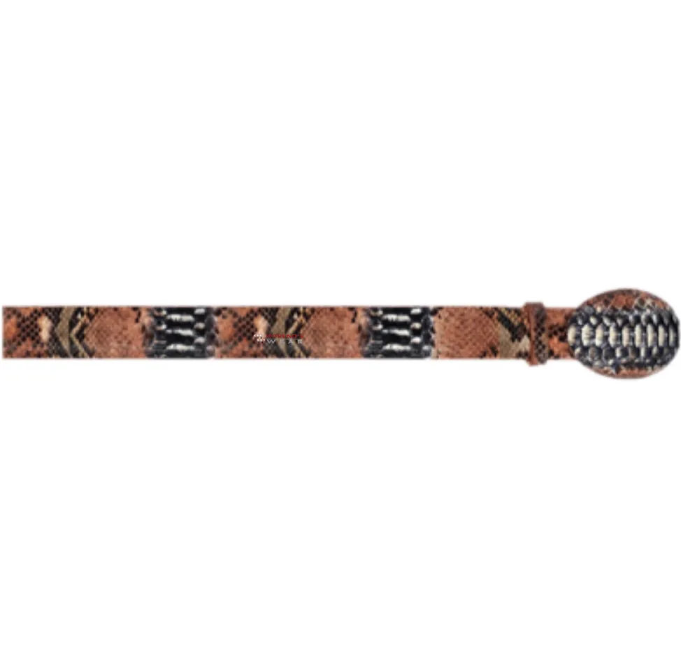 Men’s Los Altos Python Cowboy Belt Nonadjustable