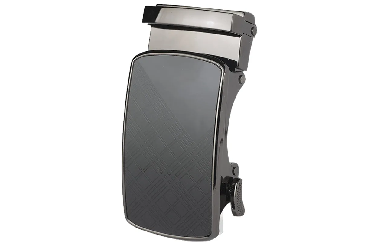 Men's Roxoni Ultra Soft Geniune Leather Ratchet Dress Belt With Elegant Design Pattern