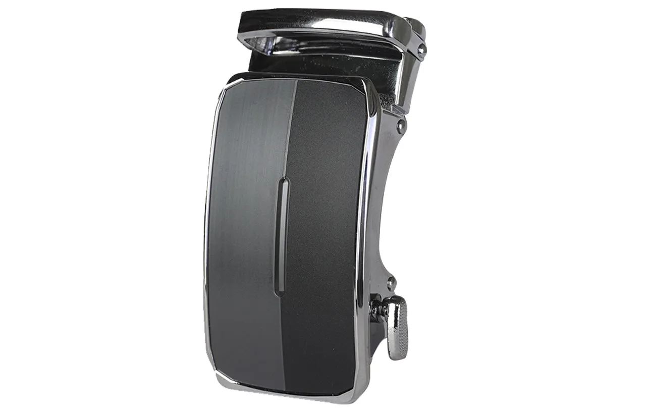 Men's Roxoni Ultra Soft Geniune Leather Ratchet Dress Belt With Elegant Design Pattern
