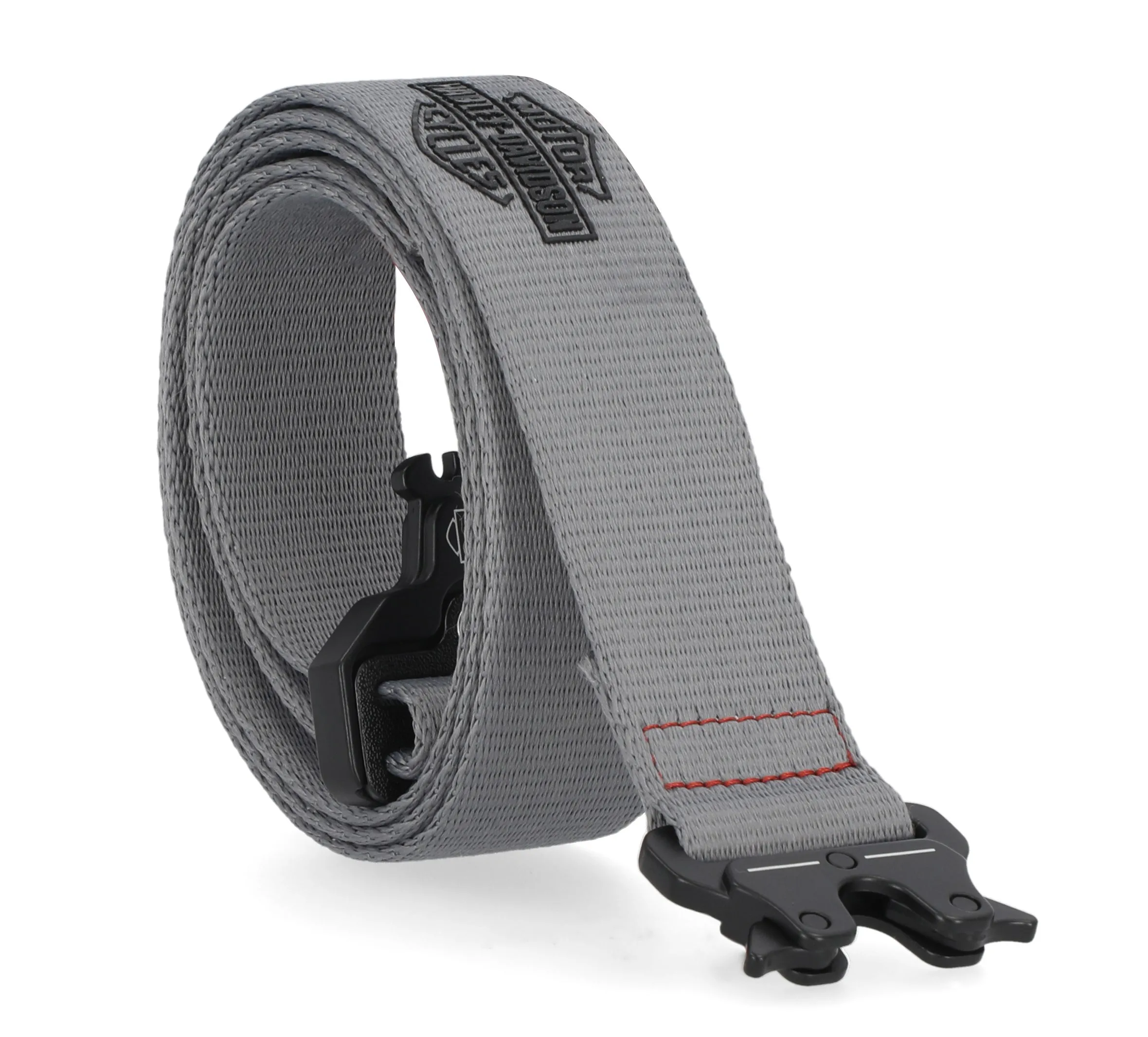 Men's Tactical Rubber Patch Grey Belt - Grey