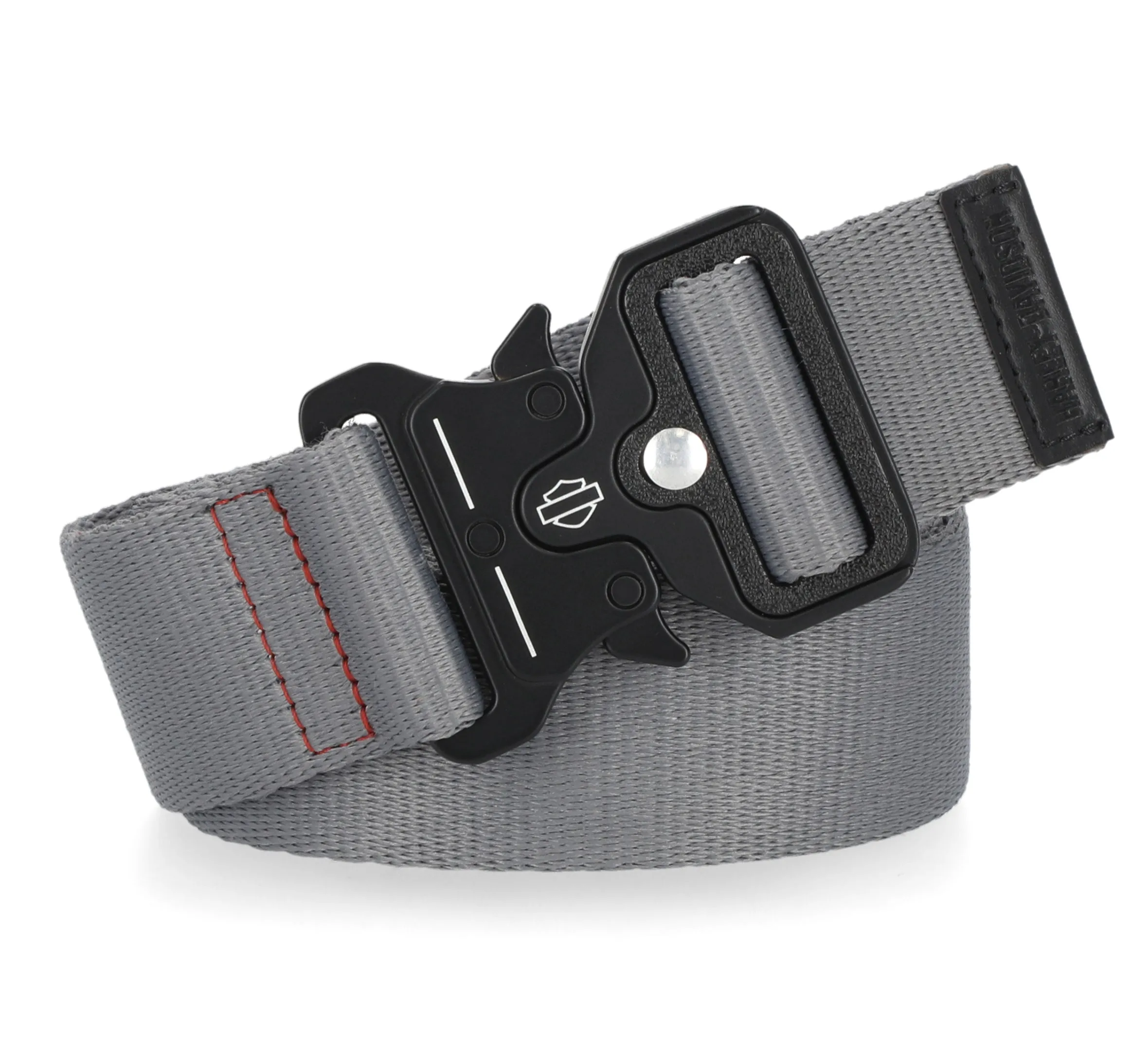 Men's Tactical Rubber Patch Grey Belt - Grey