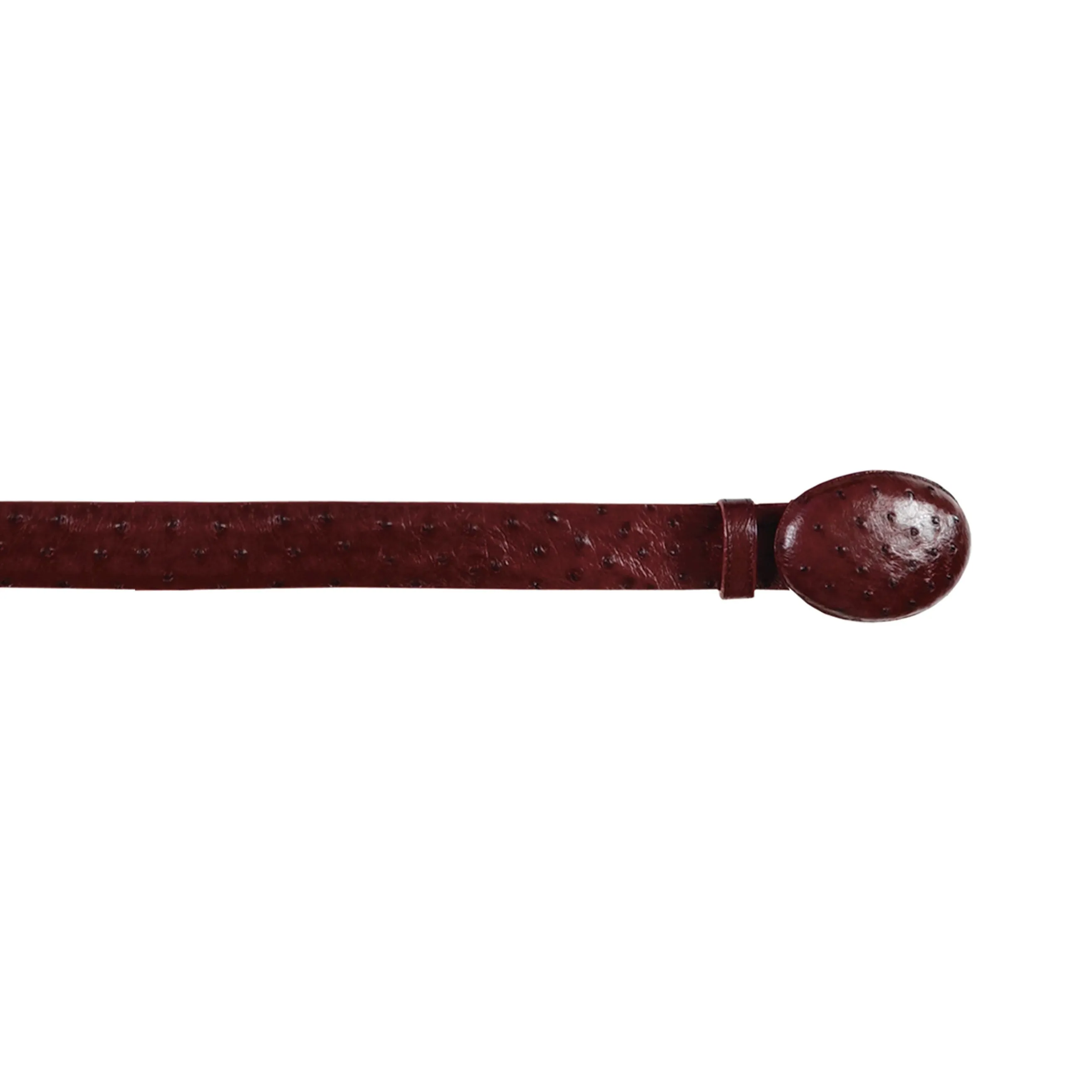 Men's Wild West Ostrich Belt