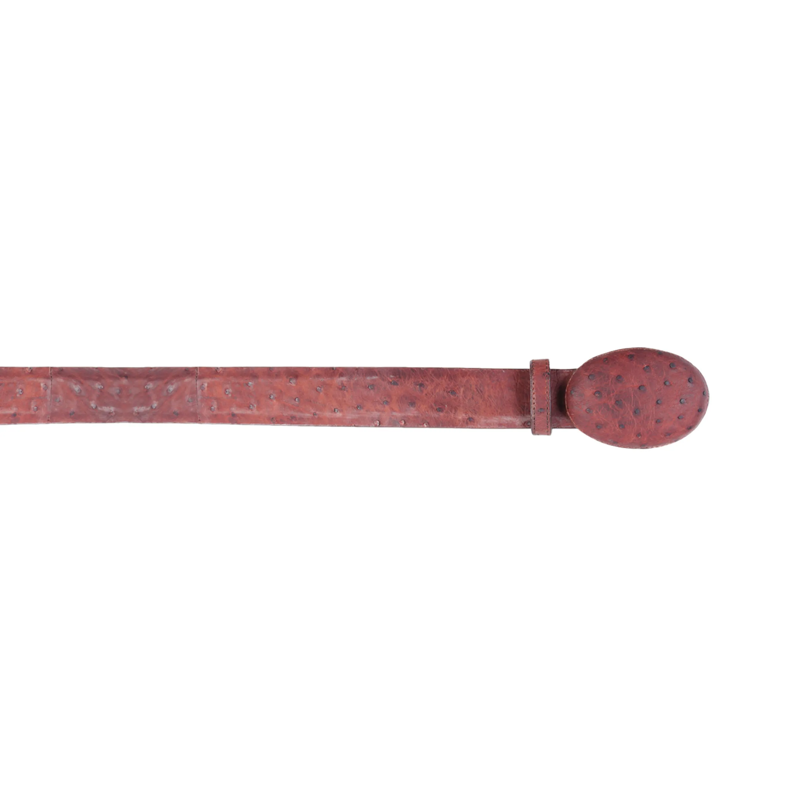 Men's Wild West Ostrich Belt