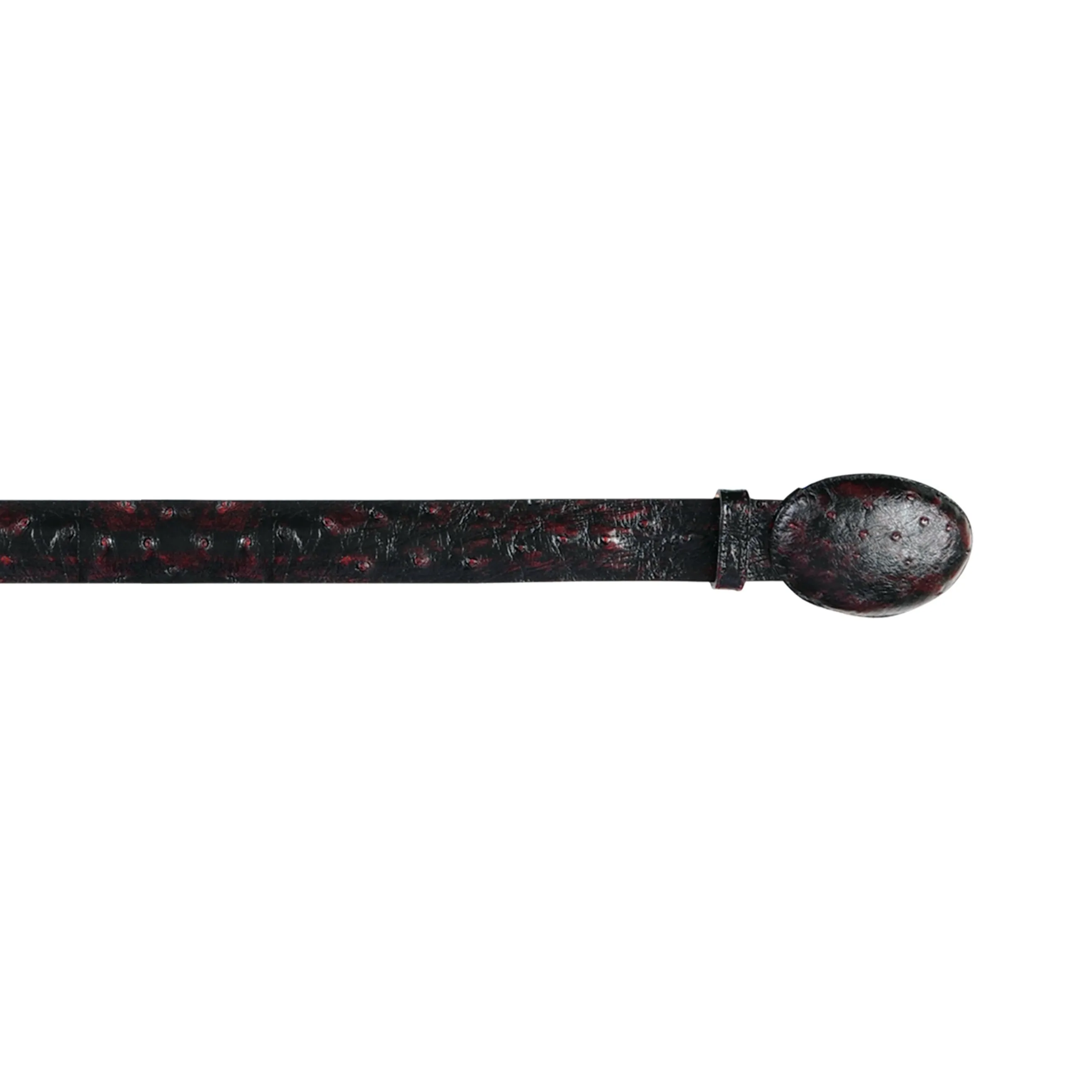 Men's Wild West Ostrich Belt